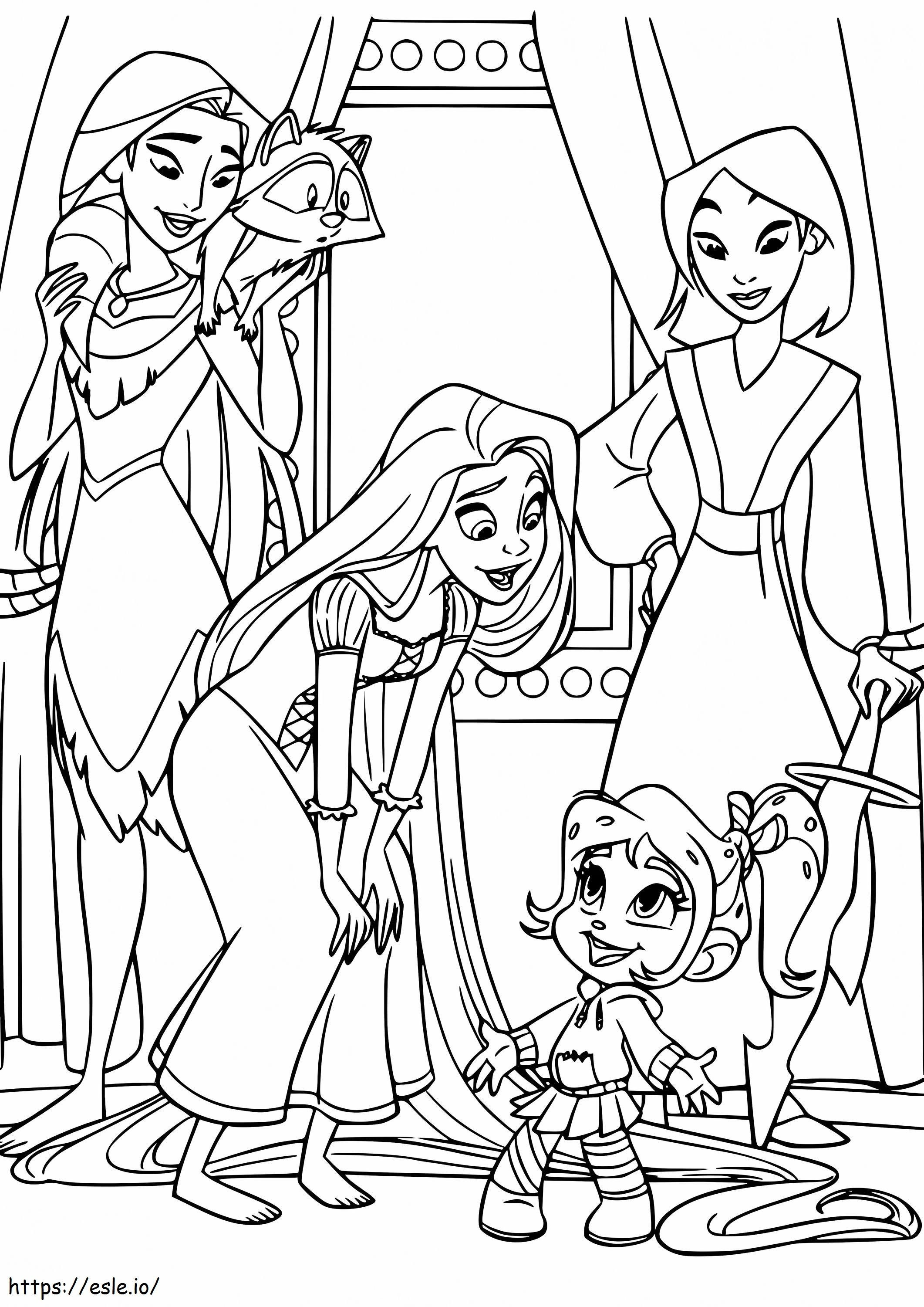 Vanellope y disney coloring page