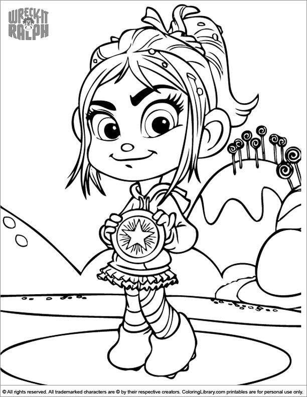 Coloring book picture