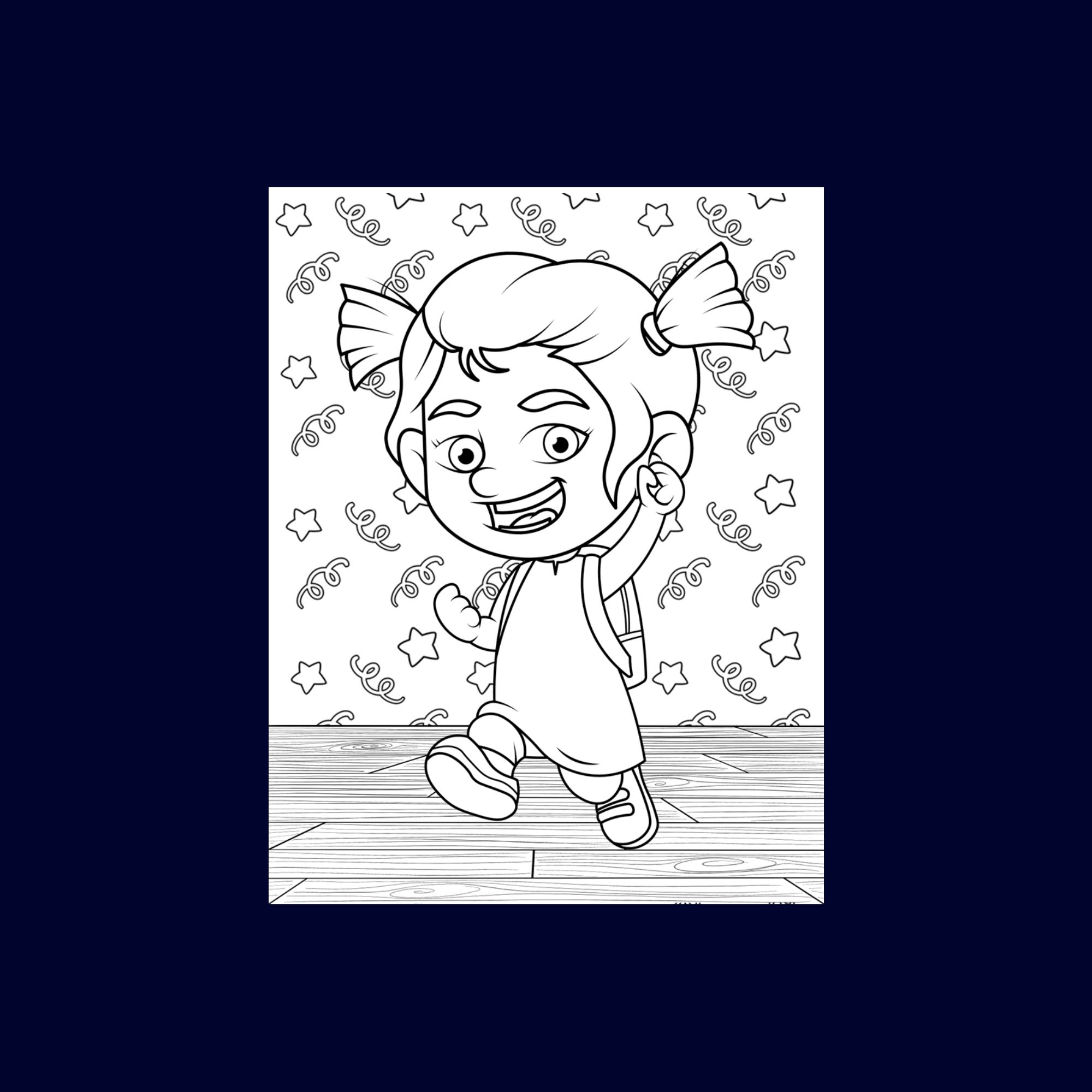 Printable back to school coloring pages sheets