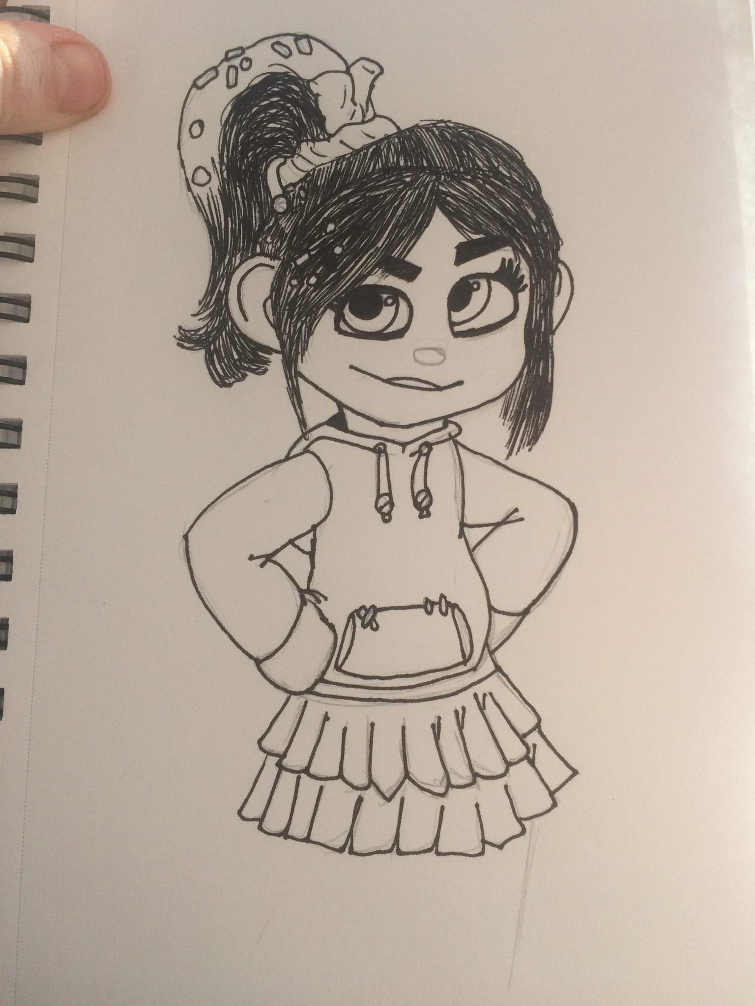 Vanellope drawing disney amino