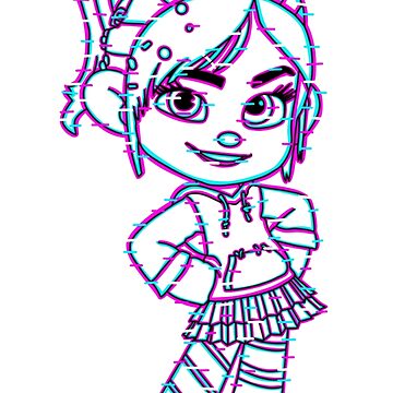 Glitch vanellope kids t