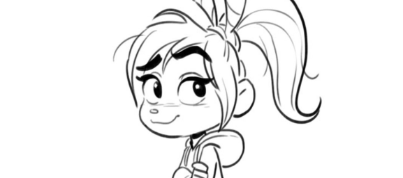 Disney story artist shows how to draw vanellope â prospective pixie dust