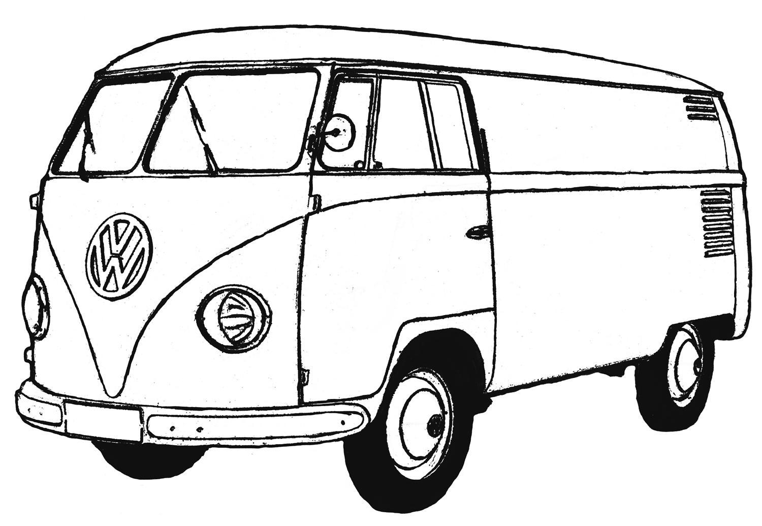Van transportation â free printable coloring pages