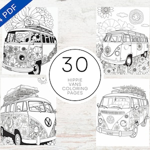 Van coloring page