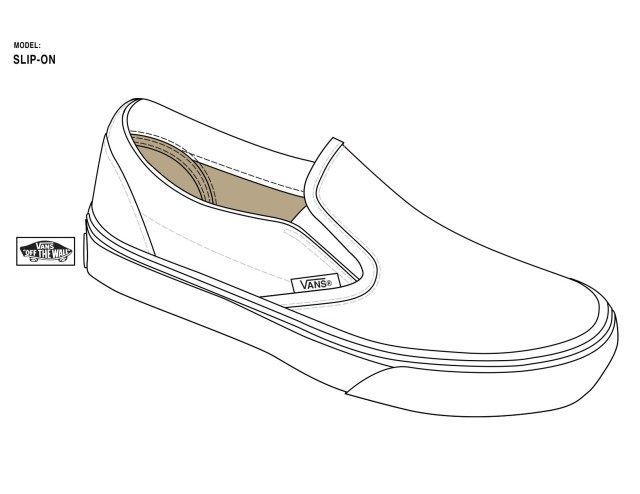 Creative picture of shoes coloring pages