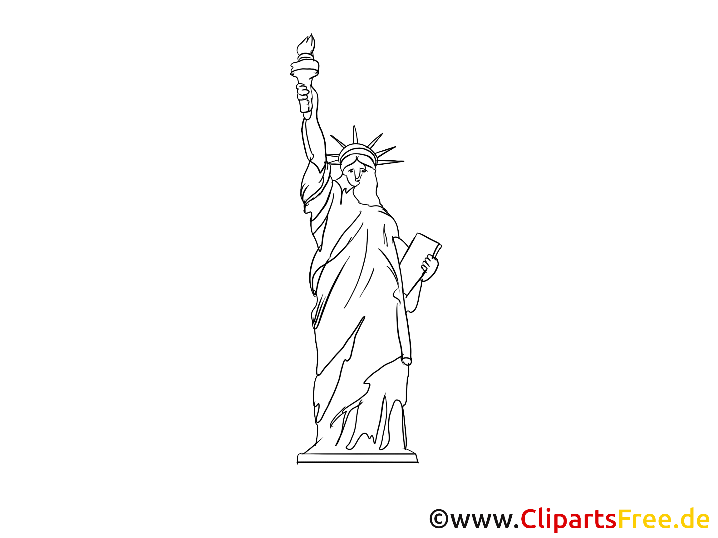 Vapaun patsas kansallismonumentti clipart kuva kuva ilmainen