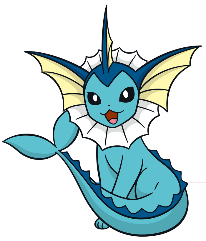 Pokemon vaporeon coloring pages