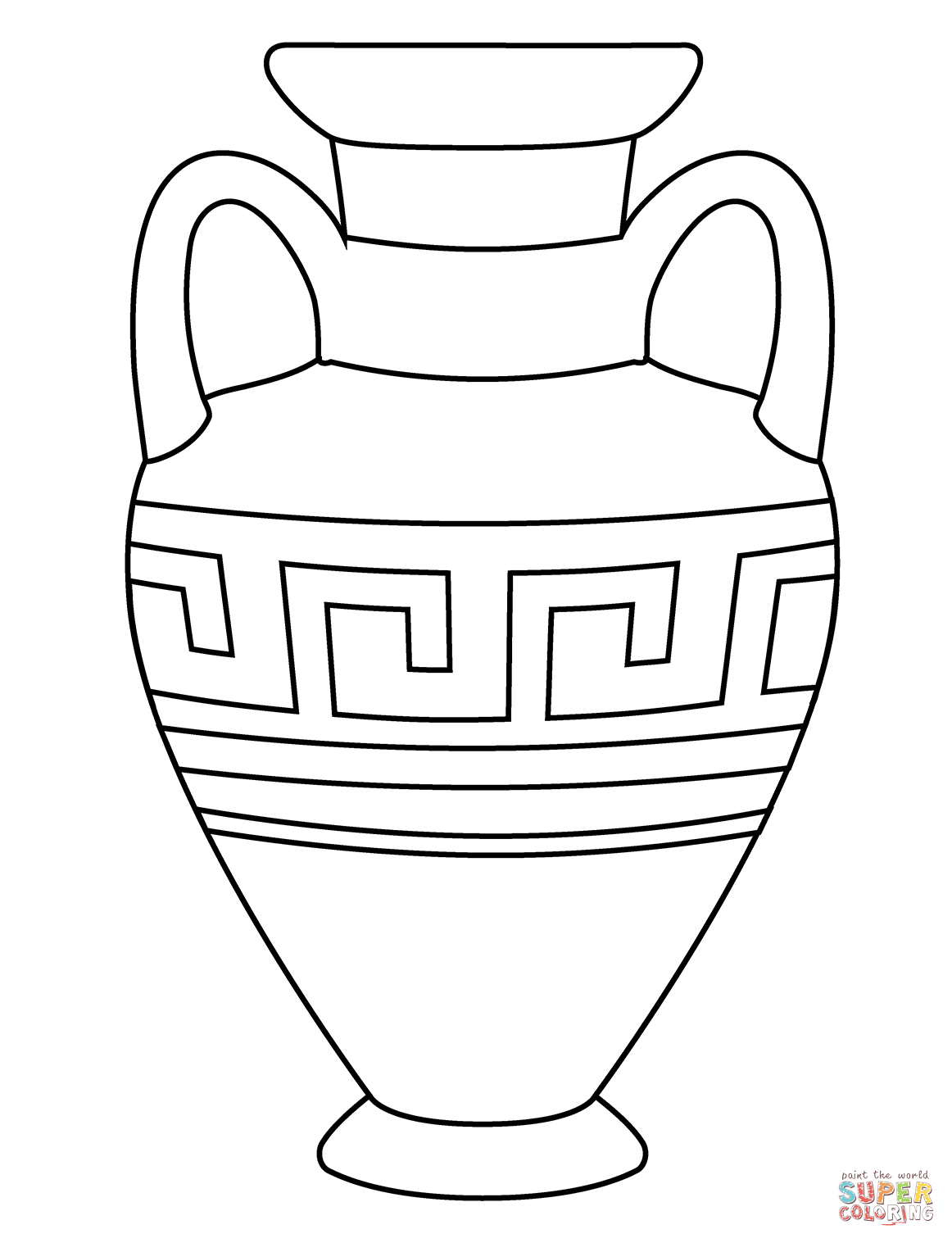 Amphora emoji coloring page free printable coloring pages