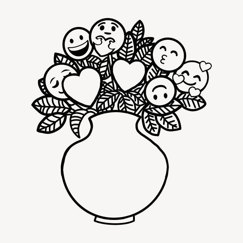 Emoji outline images free photos png stickers wallpapers backgrounds