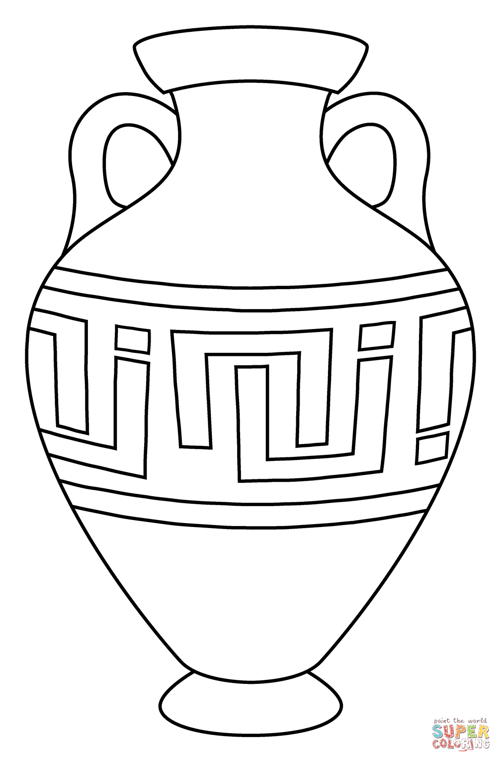 Amphora emoji coloring page free printable coloring pages