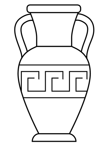 Amphora emoji coloring page free printable coloring pages