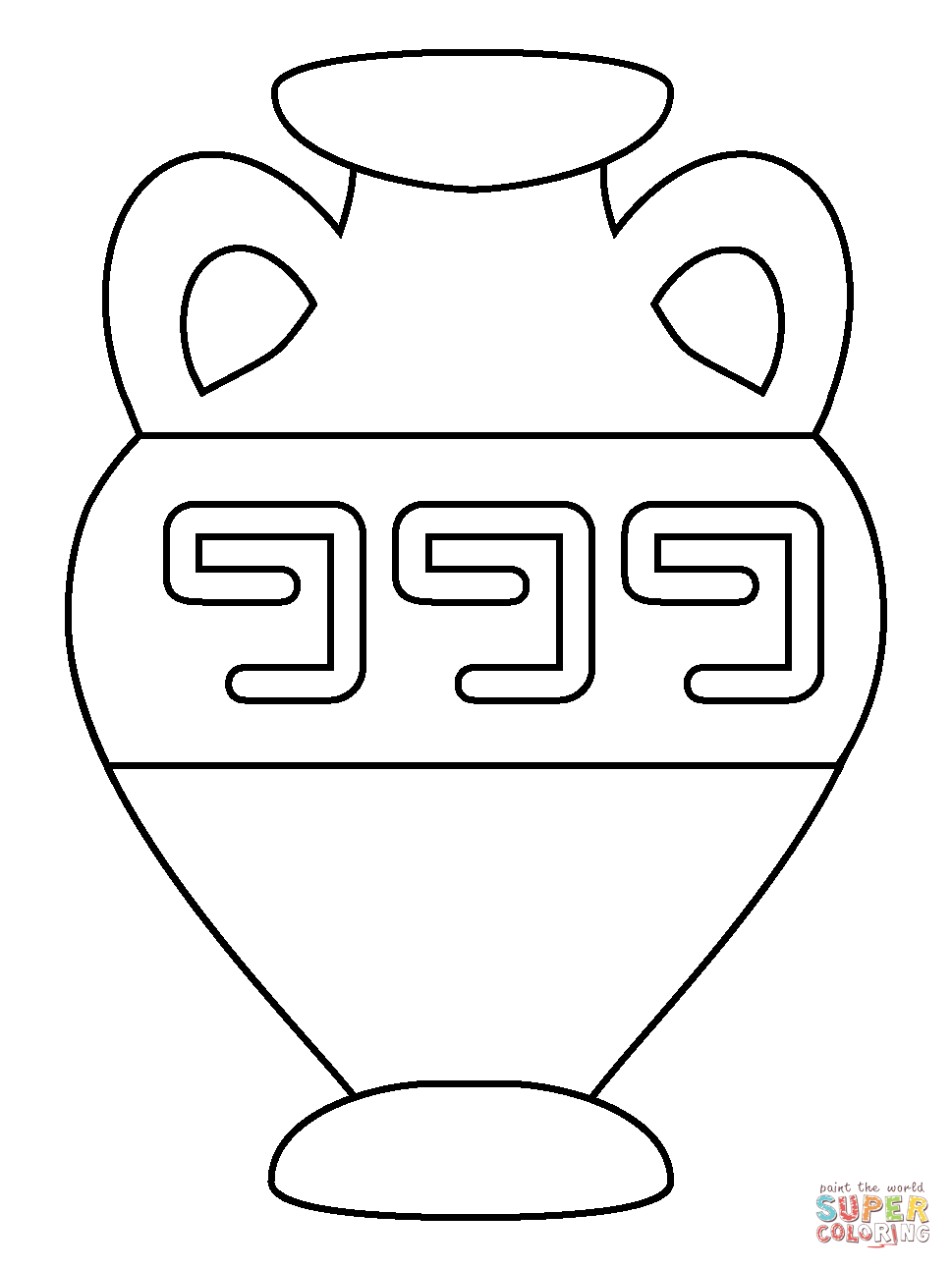 Amphora emoji coloring page free printable coloring pages
