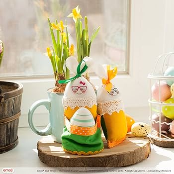 Easter egg decoration stickers emoji expression transparent decorating kits sheets toys games