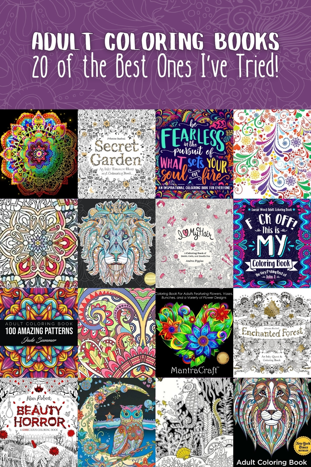 Best adult coloring books youll have to buy