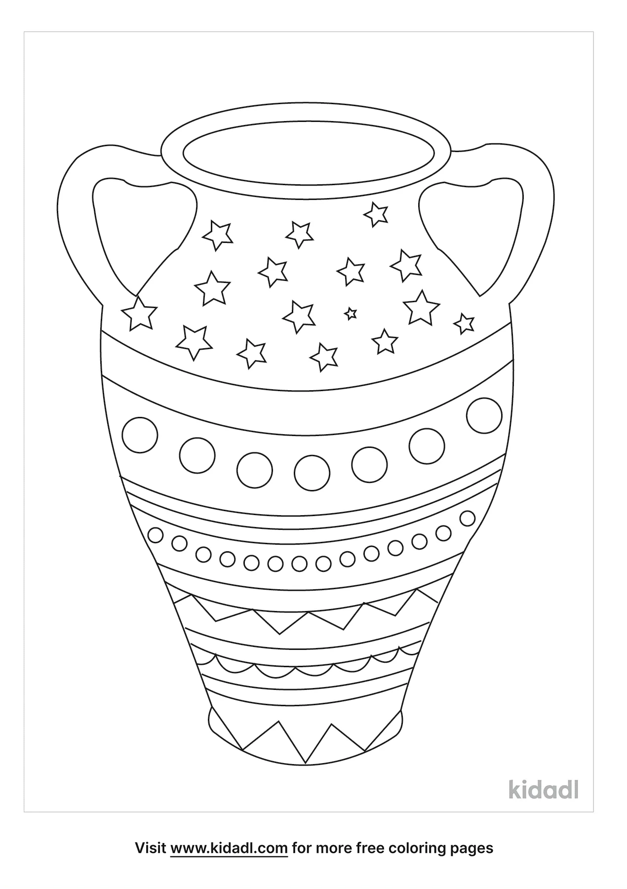 Free paint pottery coloring page coloring page printables