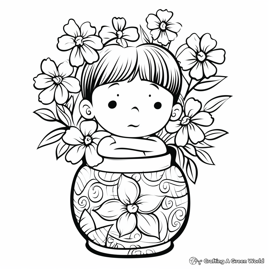 Thinking of you coloring pages