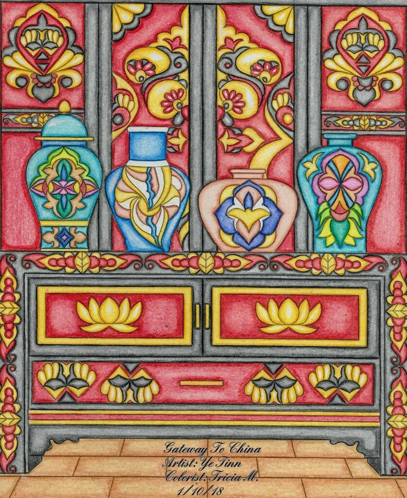 Vases coloring page printable file download now