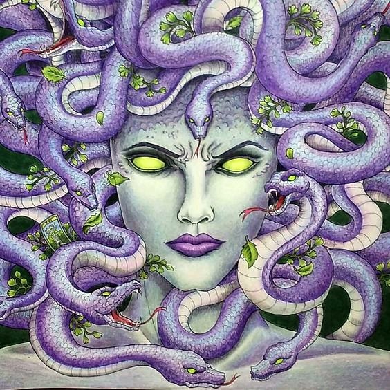 Pintura de diamant d de dibujos animados cabeza de serpiente de medusa mosaico de diamant arte de cuadro pleto de diamant decoraciãn de interior de regalo de punto de cruz