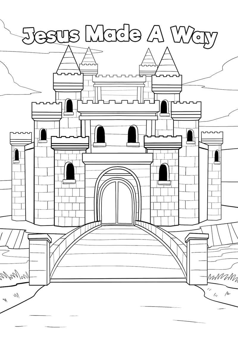 Castle of courage vbs coloring pages