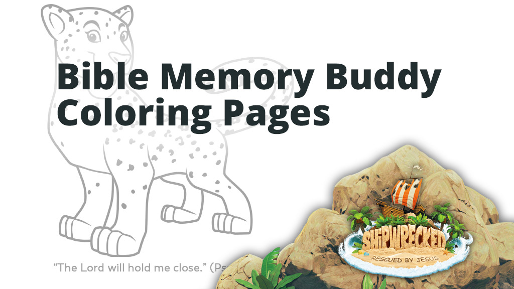 Bible memory buddy coloring pages