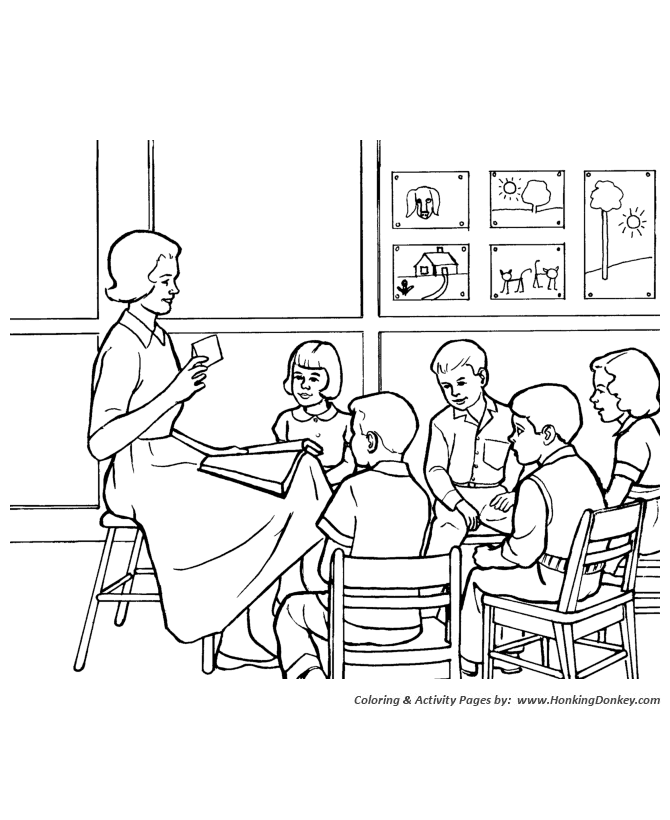 Church coloring pages