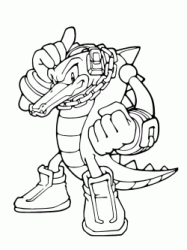 Sonic boom coloring pages