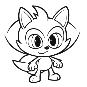 Cool sonic outline png transparent images free download vector files