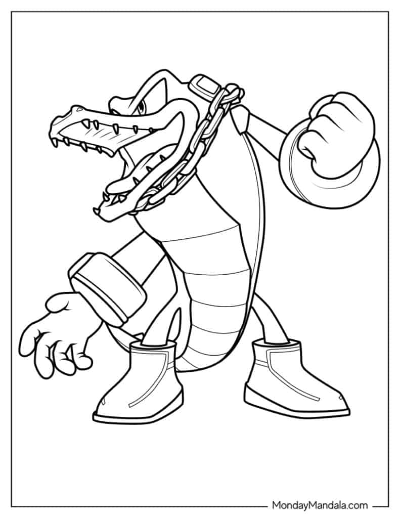 Sonic coloring pages free pdf printables