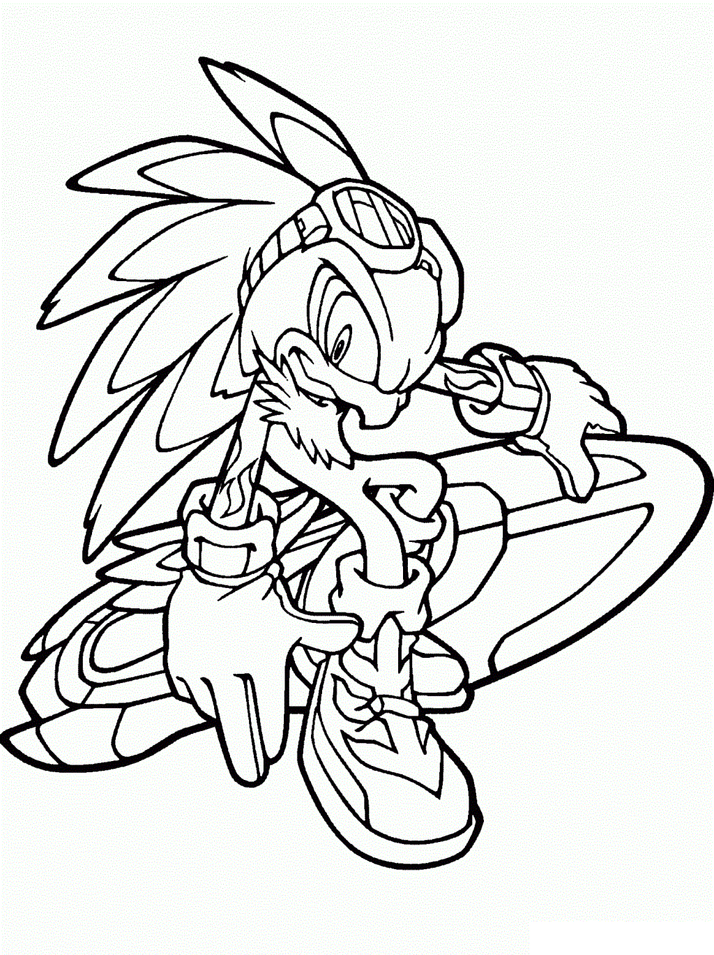 Sonic the hedgehog malvorlagen