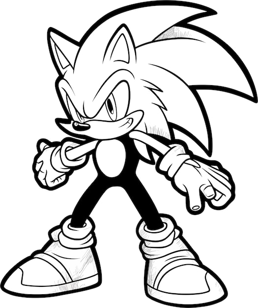 Sonic coloring pages images