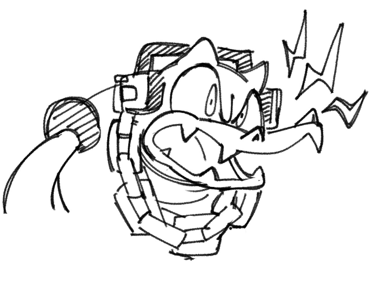 Loopdloopðµð on x learning to draw him for something special is it bad that i think i draw vector better than any sonic character httpstcouafqbmqay x