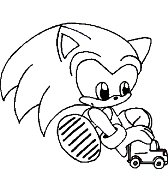 Baby sonic coloring pages free image download