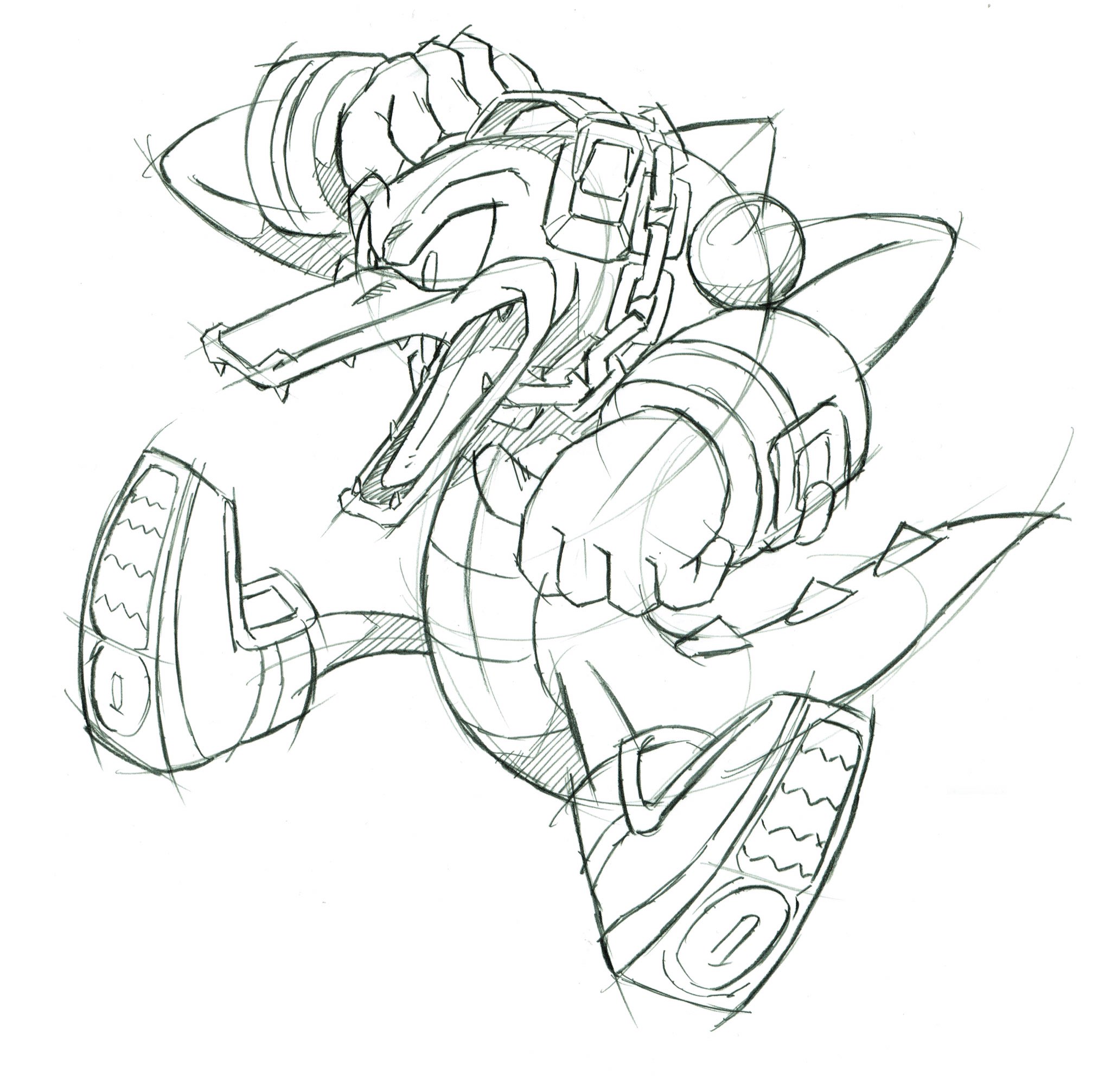 Videogamearttidbits on x vector the crocodile artwork from sonic channel calendar wallpaper httpstcozplollqje x
