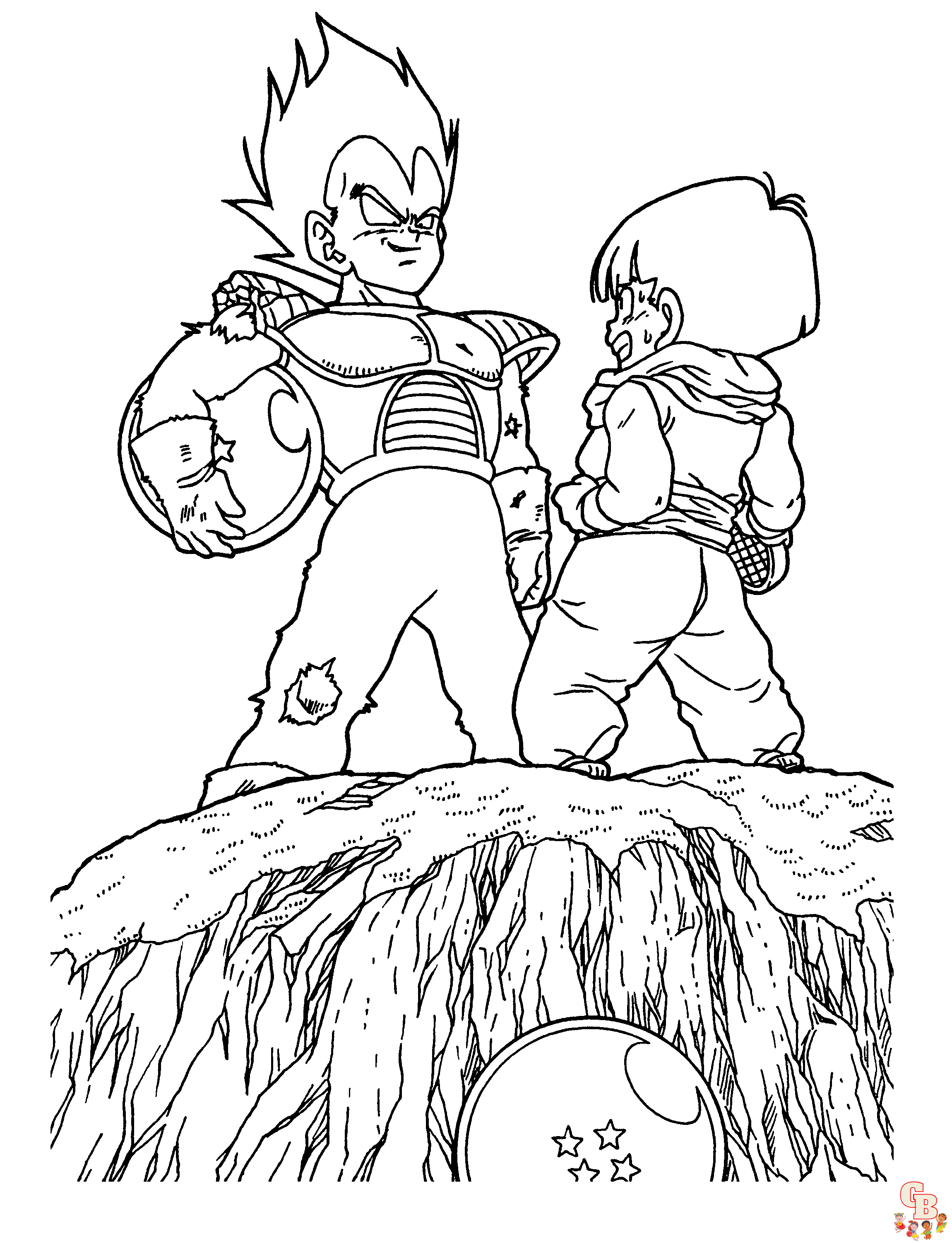 Unleash your creativity with vegeta dragon ball z coloring pages