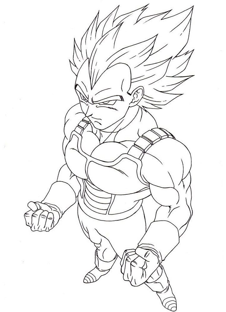 Vegeta colorg pages dragon ball worksheets super colorg pages monster colorg pages super mario colorg pages
