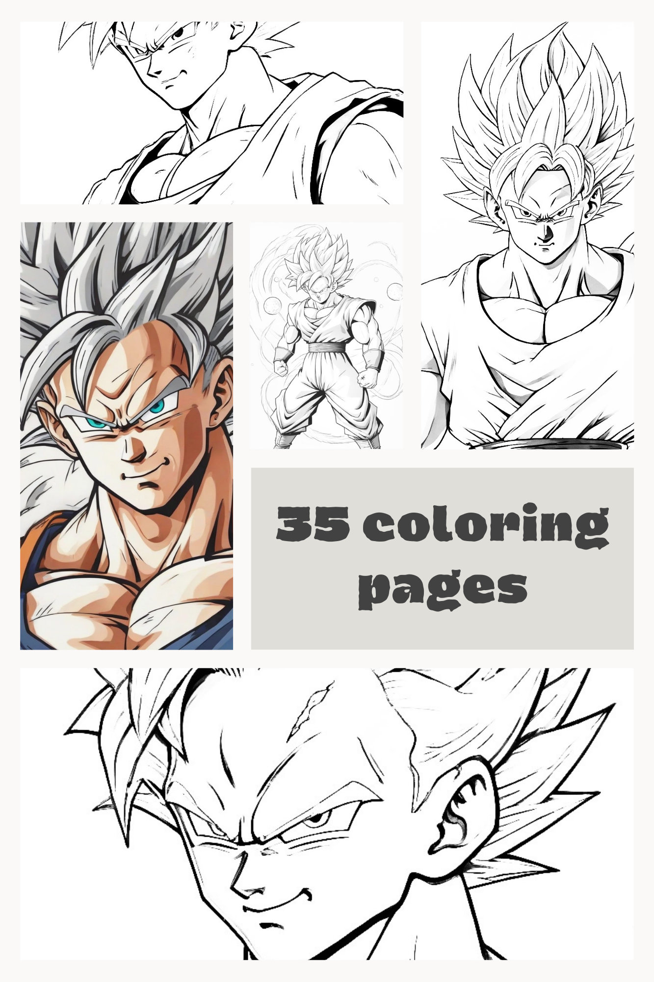 Dragon ball z coloring book
