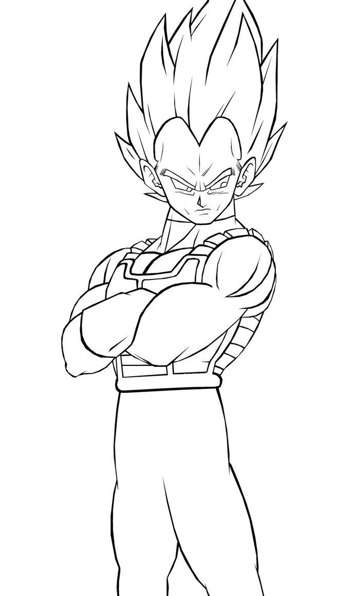 Vegeta ssj line art by kingvegito on deviantart dragon ball wallpaper iphone dragon ball art manga coloring book