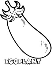 Printable vegetable coloring pages