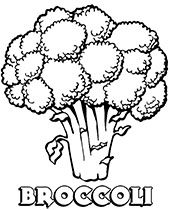 Printable vegetable coloring pages