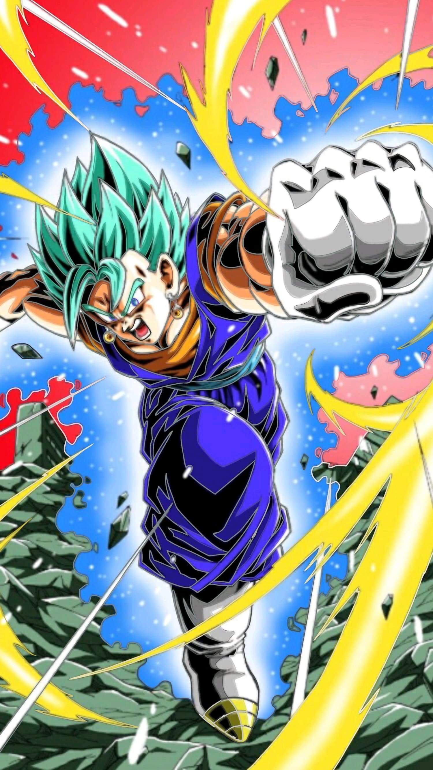 Vegito coloring page i didnt draw this i only colored it