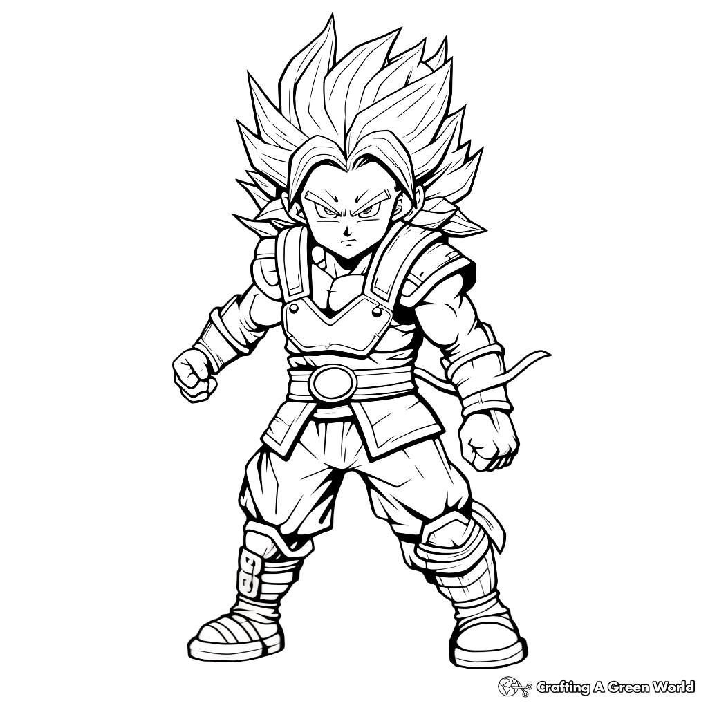 Goku coloring pages
