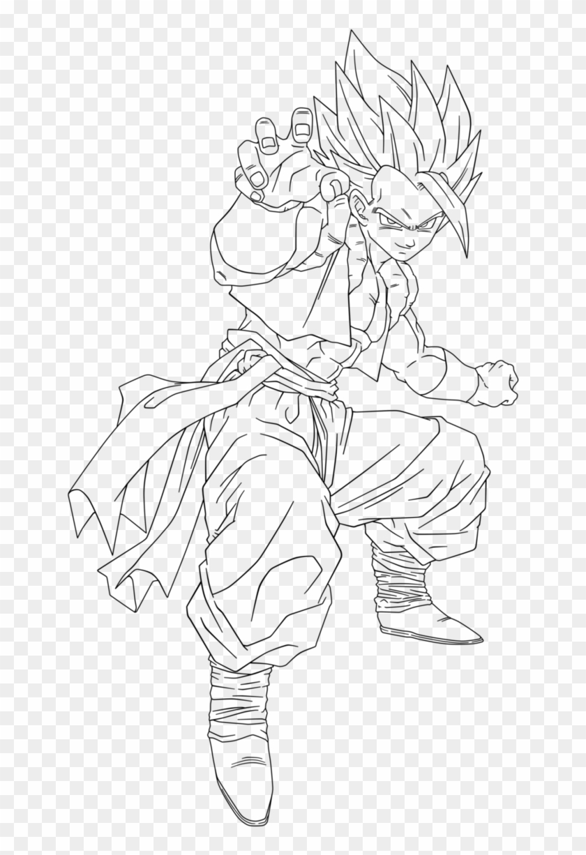 Ssj gogeta coloring pages coloring home