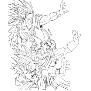 Son goku coloring pages printable for free download