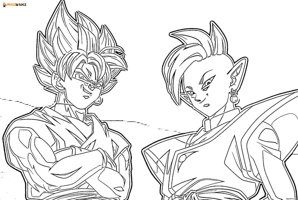 Dragon ball coloring pages