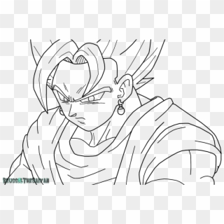 Vegito blue coloring pages master
