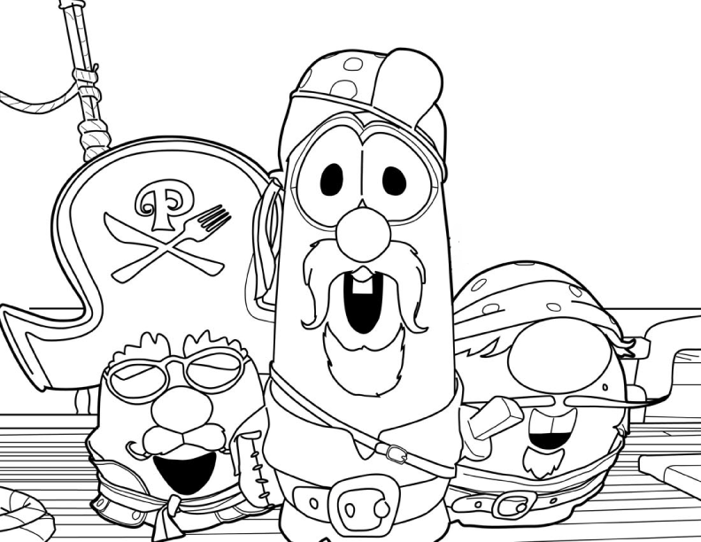 The ultimate veggietales web site coloring pirate coloring pages free coloring pages coloring books