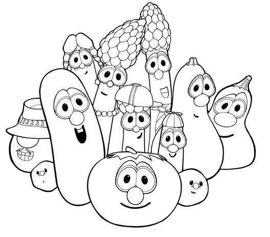 Veggie tales coloring veggie tales veggie tales christmas coloring books