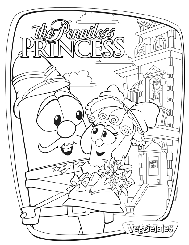 The ultimate veggietales web site coloring