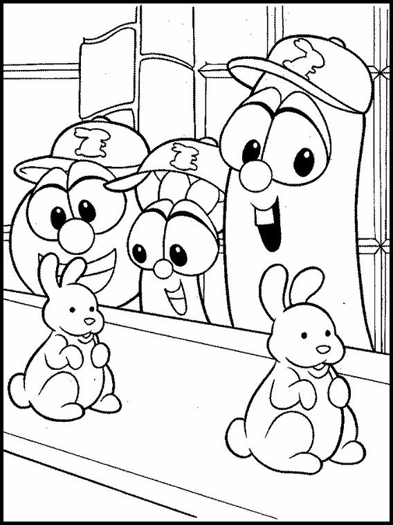 Veggietales printable coloring pages for kids easter coloring pages coloring pages for boys coloring books