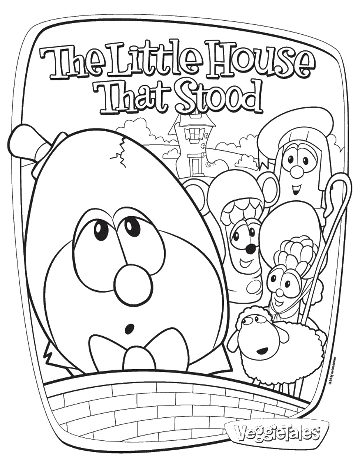 Veggietales coloring pages printable for free download